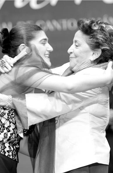 Anna Kasyan with Teresa Berganza/Pamplona, Spain.