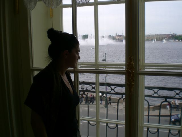 Anna Kasyan in St. Petersbourg.