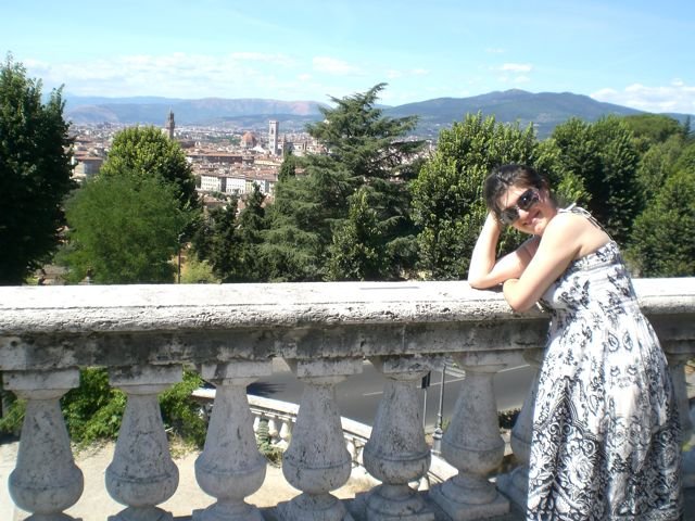 Anna Kasyan in Florence.