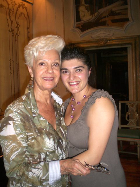 Anna Kasyan with Raina Kabaivanska, Italy 2009